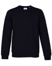 Colorful Standard Classic Organic Crew Deep Black. Sustainable men's and women's sweatshirts.