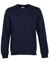 Colorful Standard Classic Organic Crew Navy Blue. Sustainable men's and women's sweatshirts.