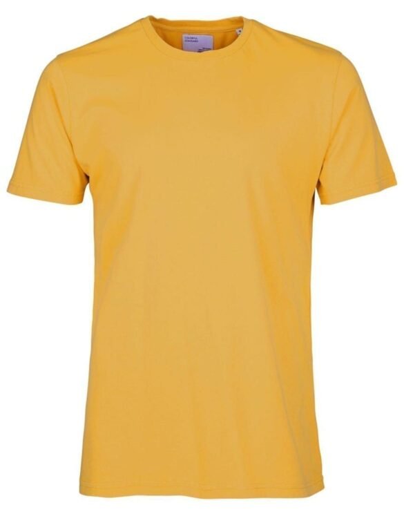 Colorful Standard Classic Organic Tee Burned Yellow - men's T-shirts - womens tshirts - T-särgid