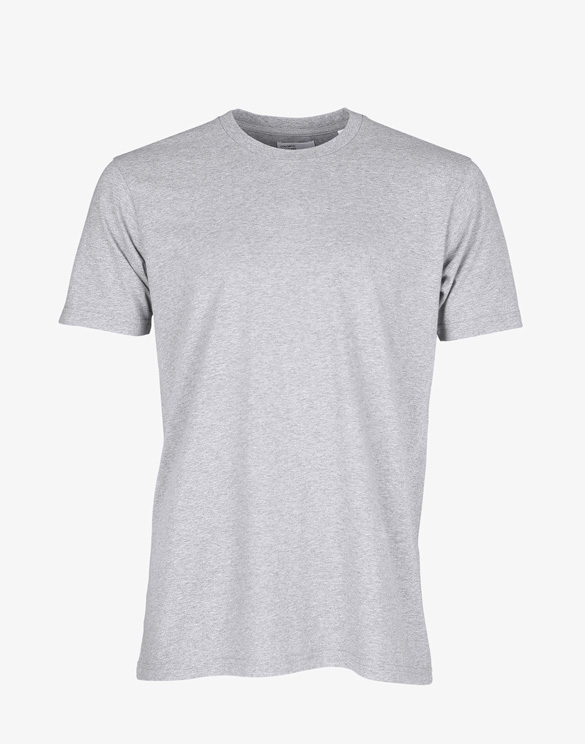 Colorful Standard Classic Organic Tee Heather Grey - men's T-shirts - womens tshirts - T-särgid