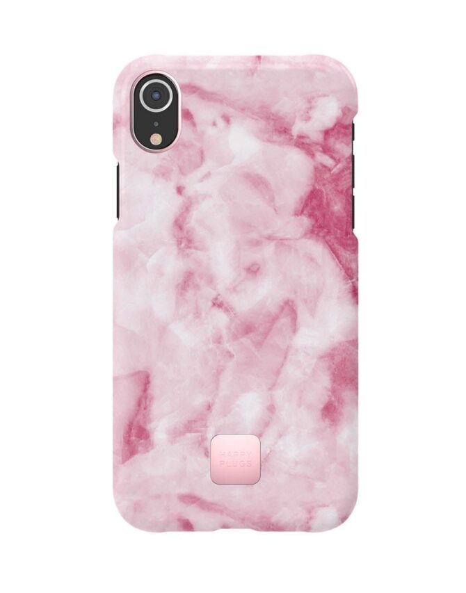 iPhone X/XS telefoniümbris (roosa marmor)