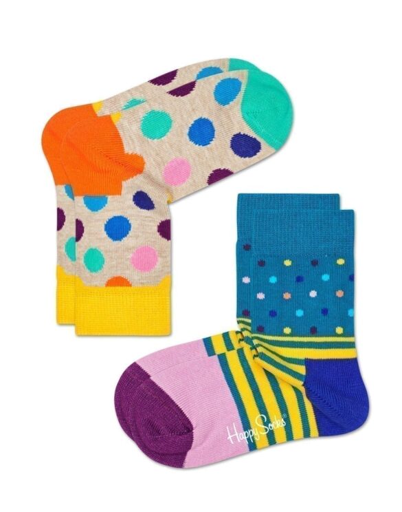 Happy Socks 2-Pack Big Dot Socks Watch Wear