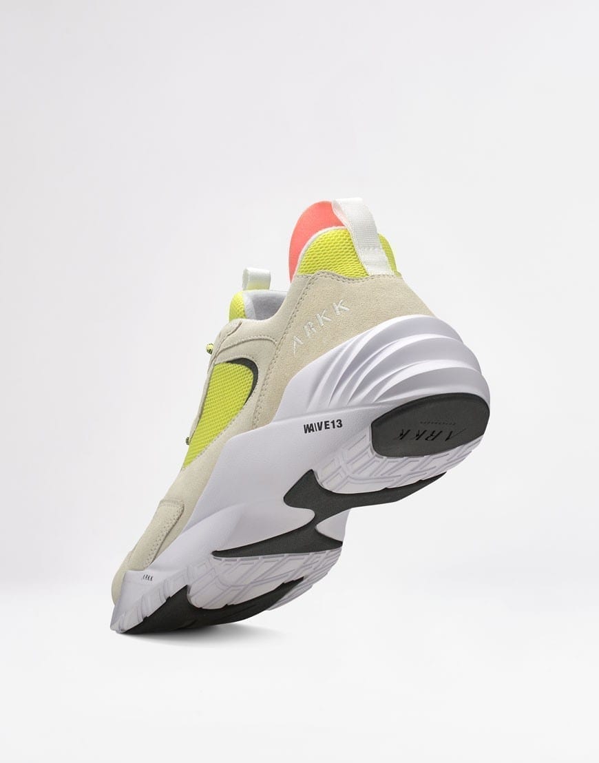 Kanetyk Suede W13 Off White Neon Lime