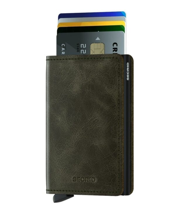 Slimwallet Vintage Olive-Black | Secrid wallets & card holders