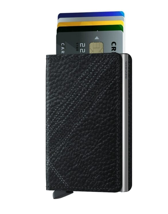Slimwallet Stitched Linea Black | Secrid wallets & card holders