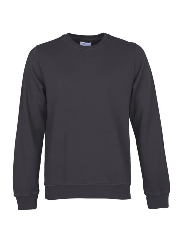 Colorful Standard Classic Organic Crew Lava Grey. Sustainable men's and women's sweatshirts.