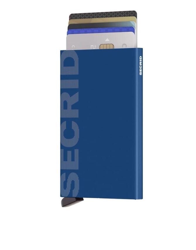 Secrid Cardprotector Laser Logo Blue Kaardihoidja Watch Wear