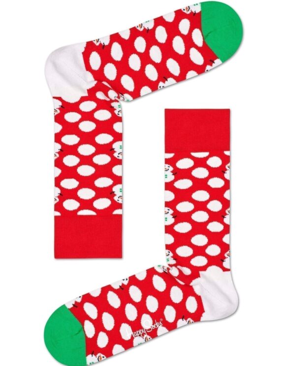 Happy Socks Big Dot Snowman Sock Watch Wear