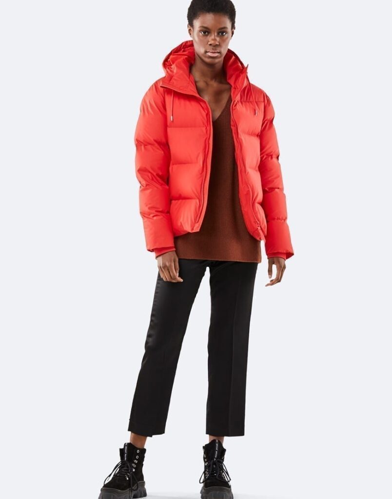 Puffer Jacket Red Rains Winter Jackets And Coats WATCH WEAR