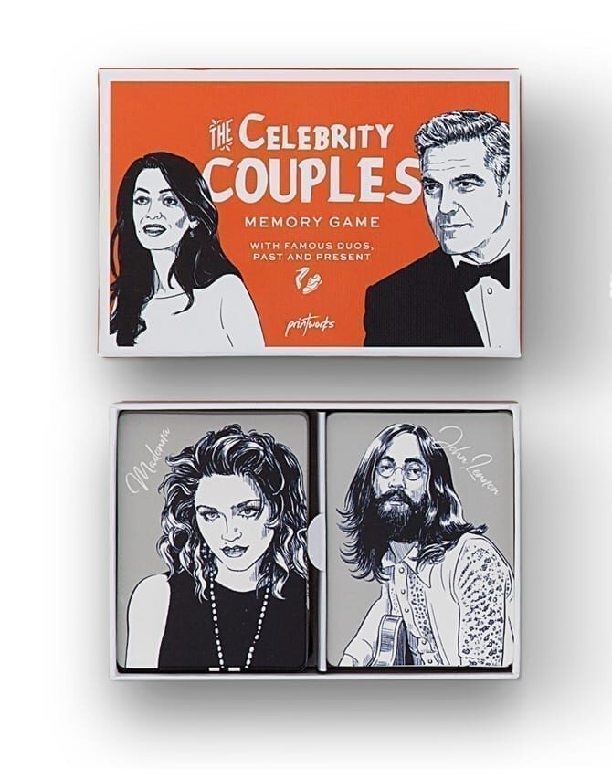 Printworks Market Memory Game Celebrity Couples