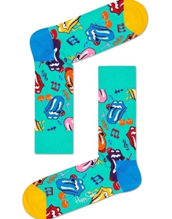 Happy Socks Rolling Stones Thumbling Dice Sock Watch Wear