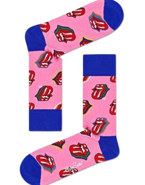 Happy Socks Rolling Stones Candy Kiss Sock Watch Wear