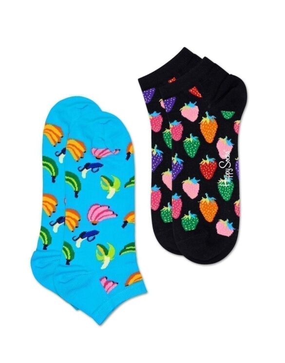 2-Pack Banana Low Sock