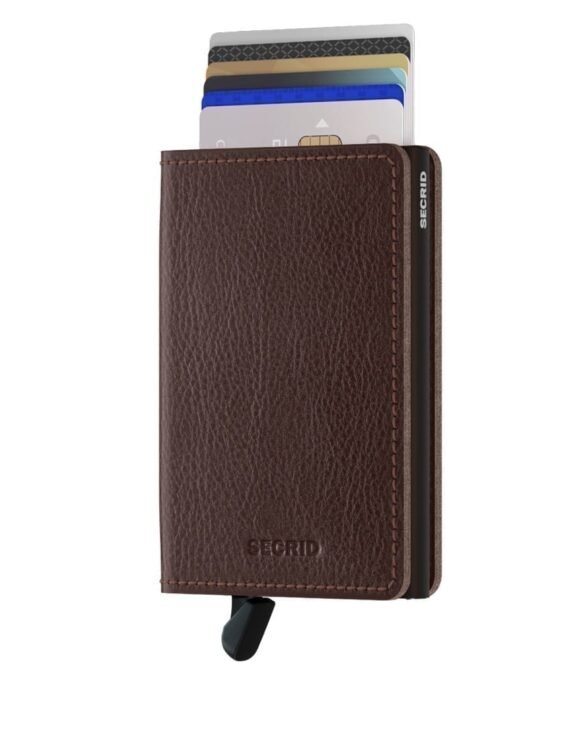 Slimwallet Vegetable Tanned Espresso-Brown | Secrid wallets & card holders