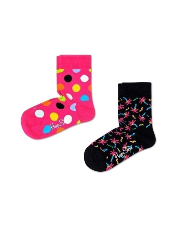 Happy Socks 2-Pack Kids Big Dot Socks Watch Wear