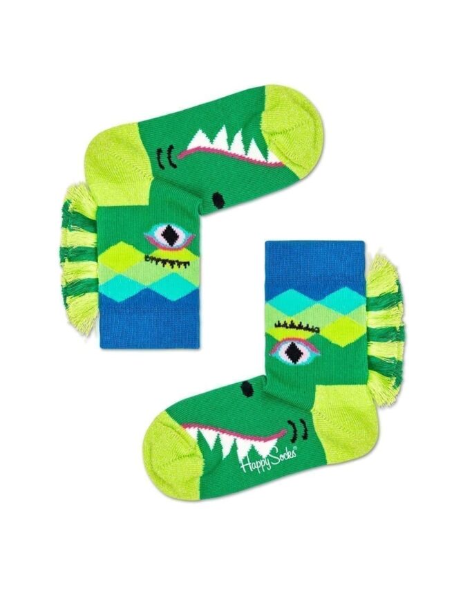 Happy Socks Crazy Crocodile laste sokid ägedad ja efektsed eridisaini sokid lastele