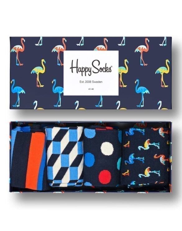 Happy Socks Navy Gift Box Watch Wear