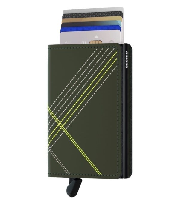 Slimwallet Stitched Lime | Secrid wallets & card holders