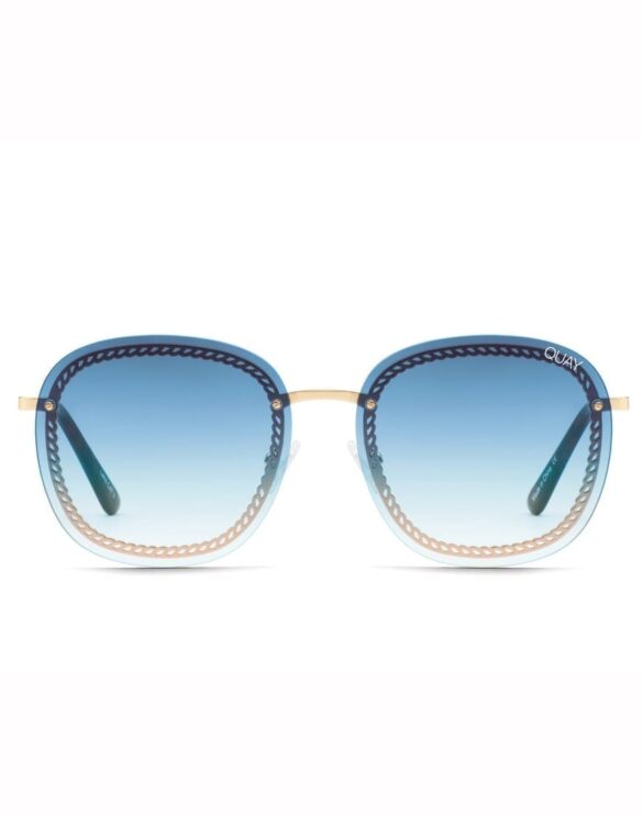 Quay Australia Quay Australia Jezabell Chain Blue sunglasses Watch Wear