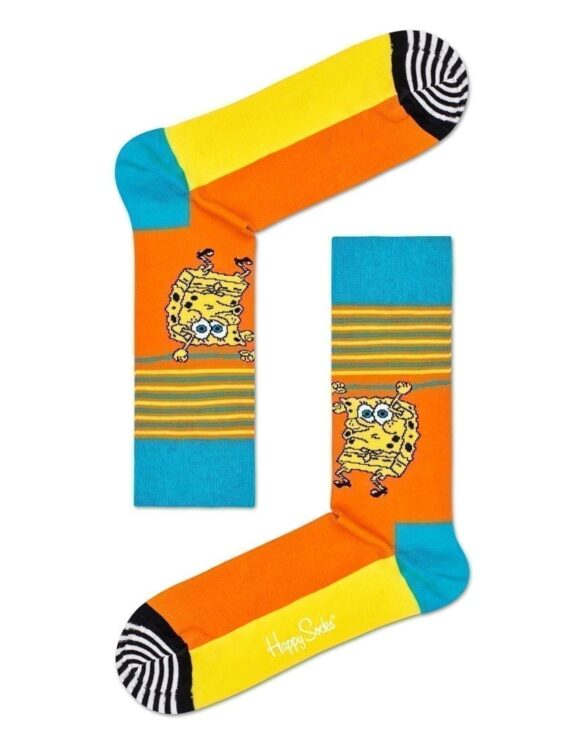 Happy Socks Sponge Bob Let’s Work It Out Sock Watch Wear