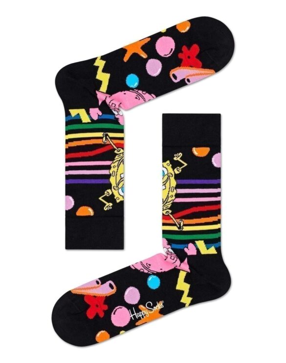 Happy Socks Sponge Bob Bubble In Paradise Sock Watch Wear