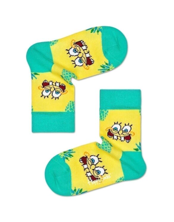 Happy Socks Kids Sponge Bob Fineapple Surprise Sock Watch Wear