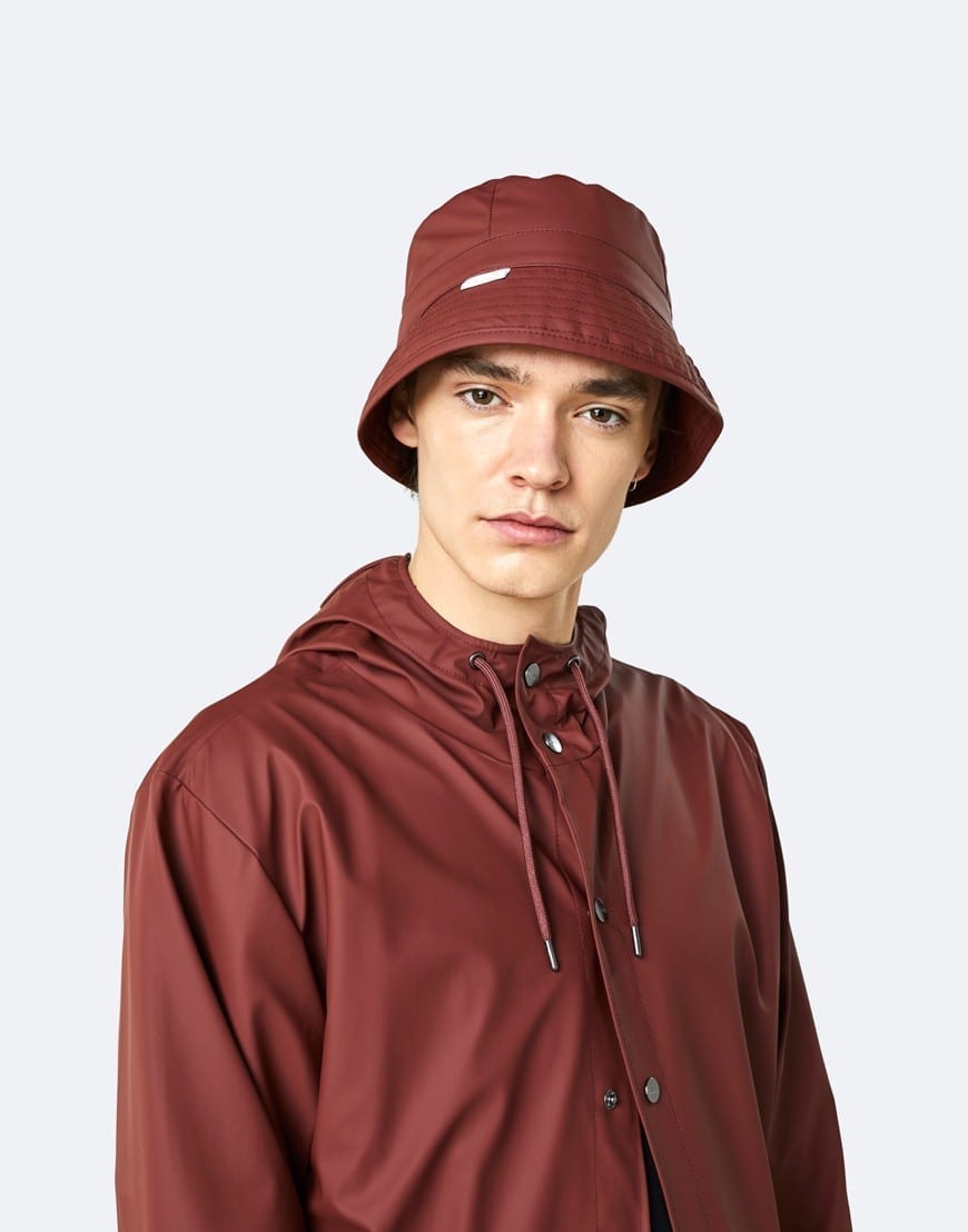 Bucket Hat Maroon | Rains waterproof 