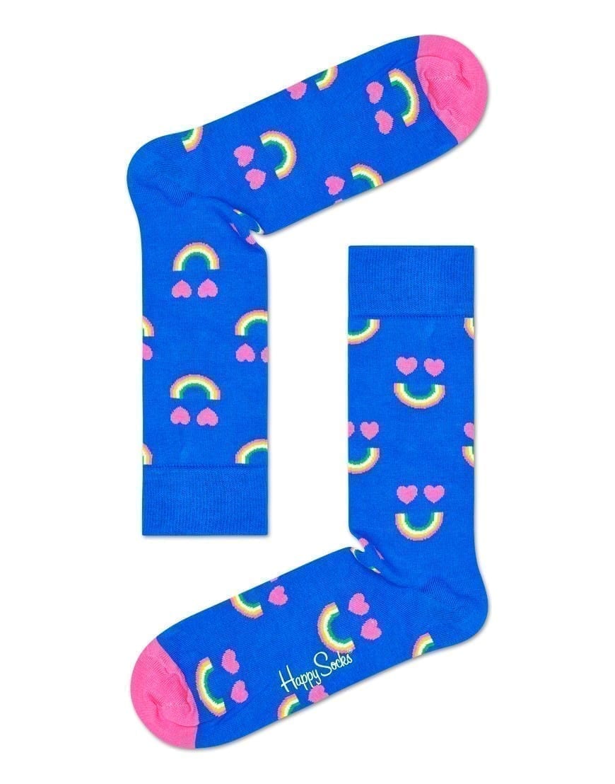 Happy Socks Happy Rainbow Blue Sock Watch Wear