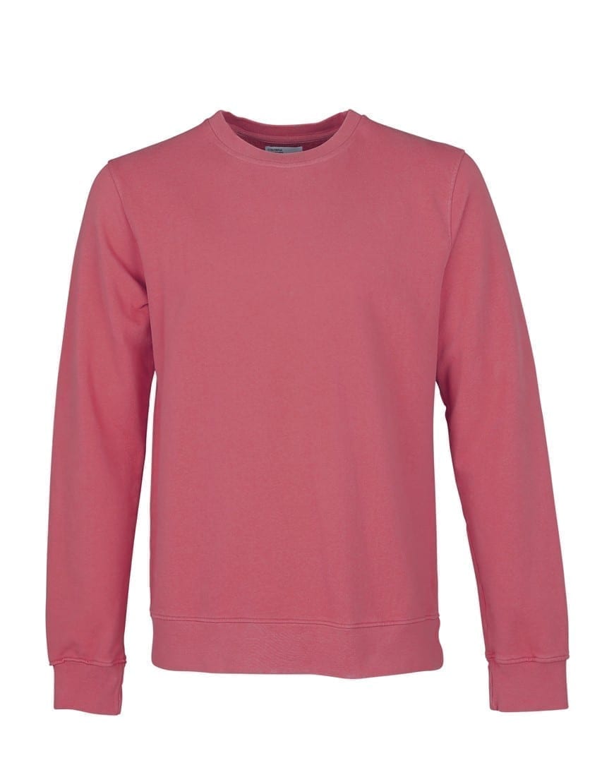 Colorful Standard Classic Organic Crew Raspberry Pink. Sustainable men's and women's sweatshirts.