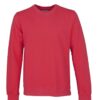 Colorful Standard Classic Organic Crew Scarlet Red. Sustainable men's and women's sweatshirts.