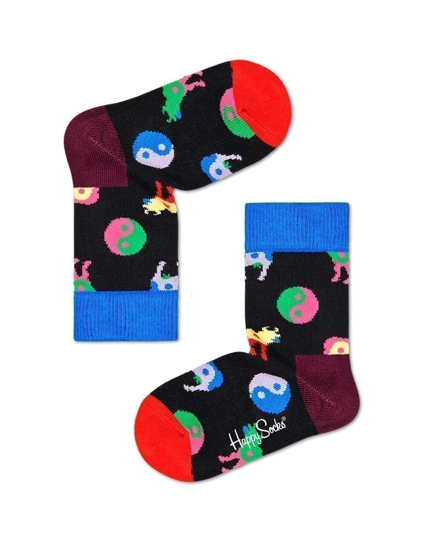 Happy Socks Kids Yin Yang Cow Sock Watch Wear