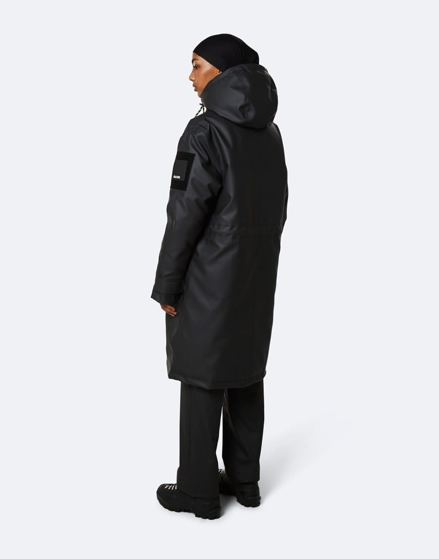 Glacial Coat Black | Rains | WATCH WEAR
