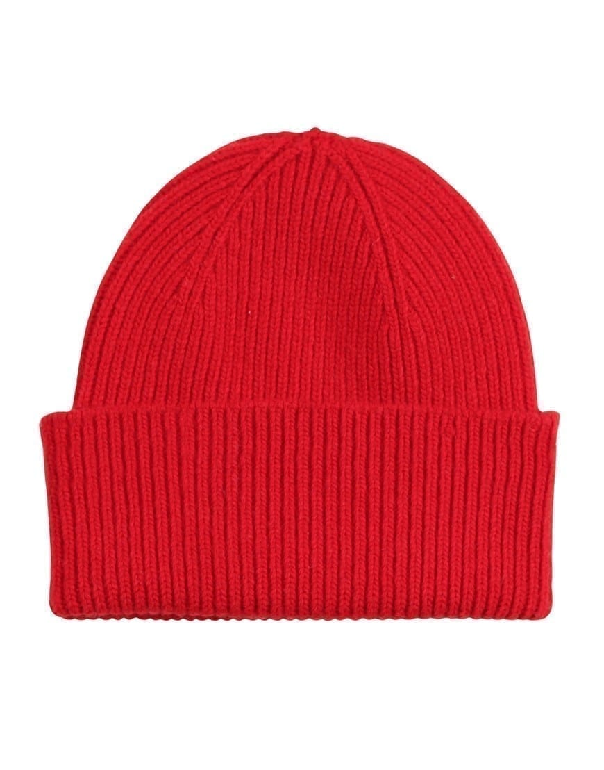 Merino Wool Hat Scarlet Red