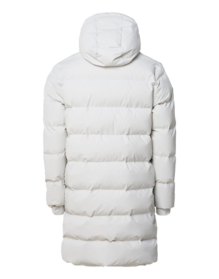 Long Puffer Jacket Off White