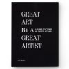 Printworks Market Great Art By a Great Artist Black. Art Collection Book. Kunstiteoste kogumisraamat must.
