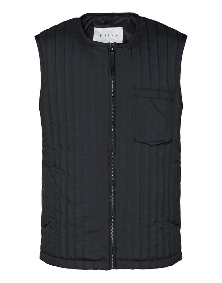 Rains Outerwear Liner Vest Black