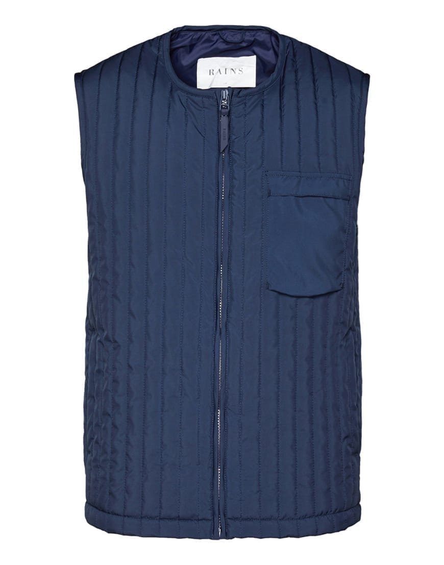 Rains Outerwear Liner Vest Blue
