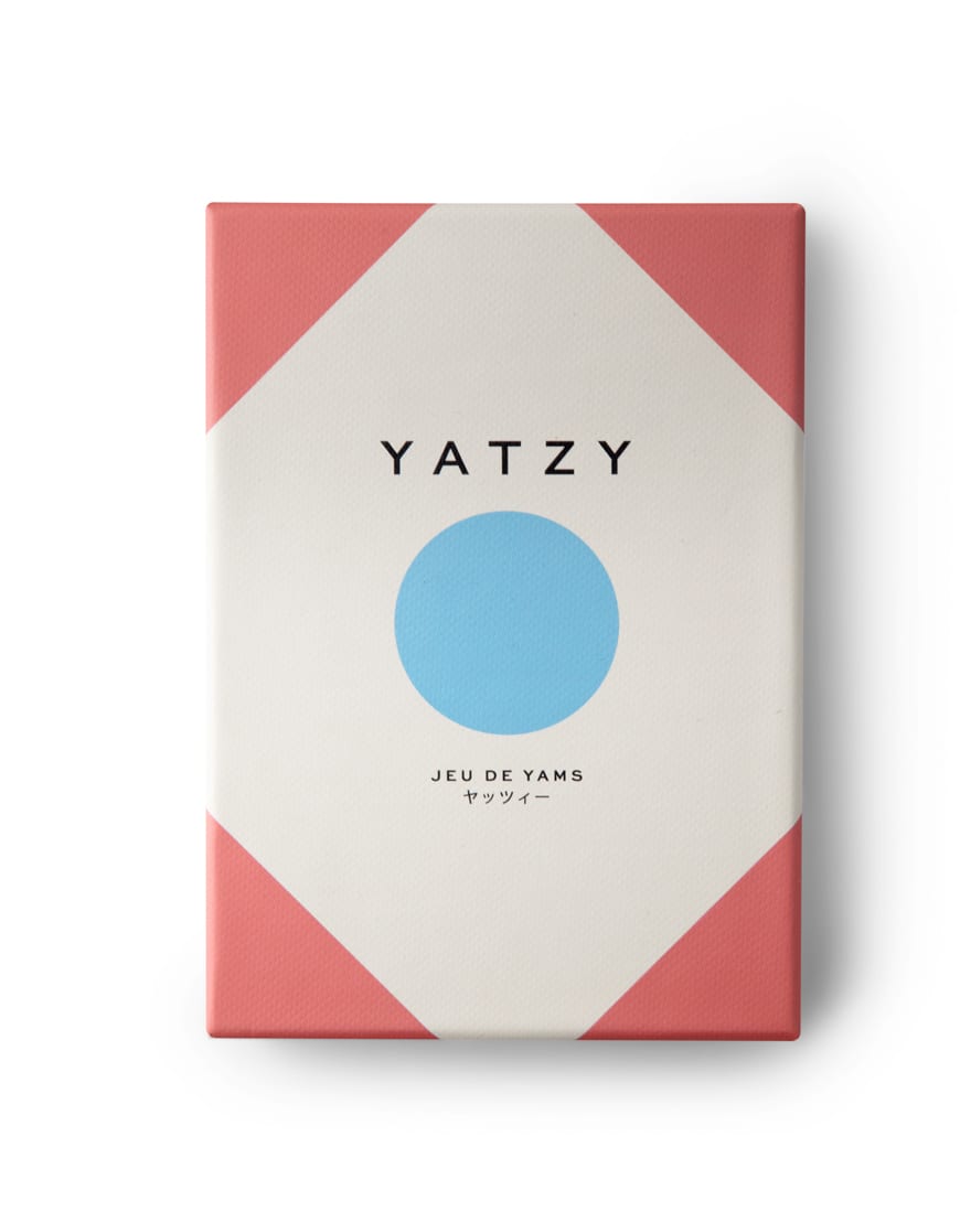 PrintWorks Market Yatzy board game. Yatzy with a new aesthetic twist to look equally good played or displayed.