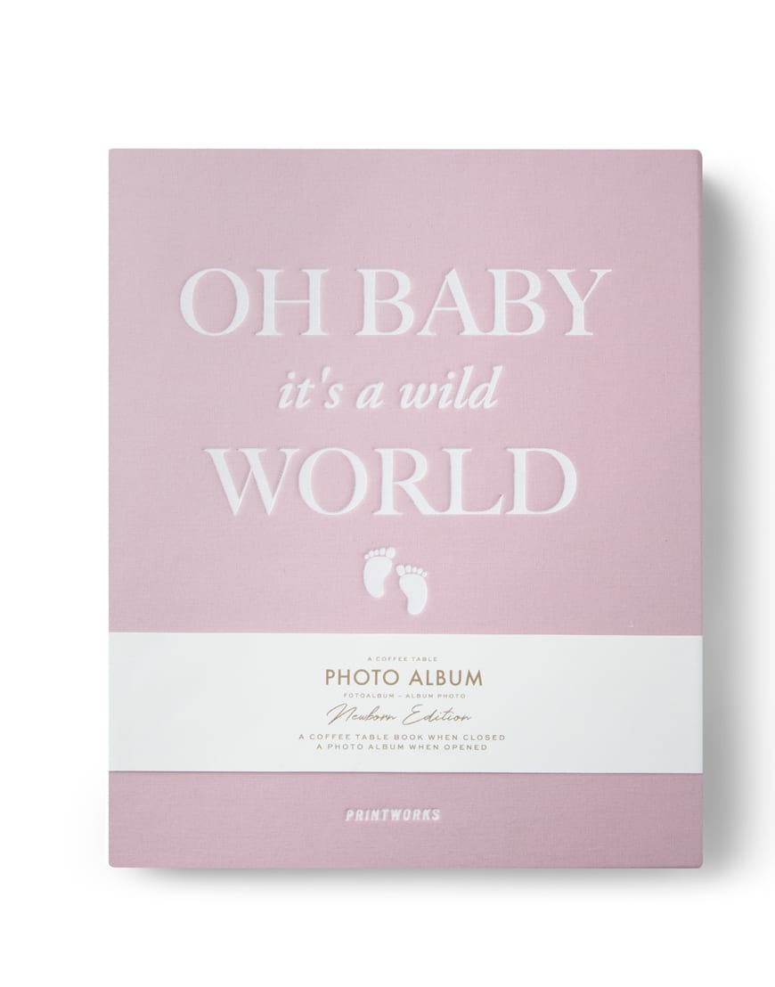 Printworks Fotoalbum - Baby it's a Wild World (pink) Watch Wear