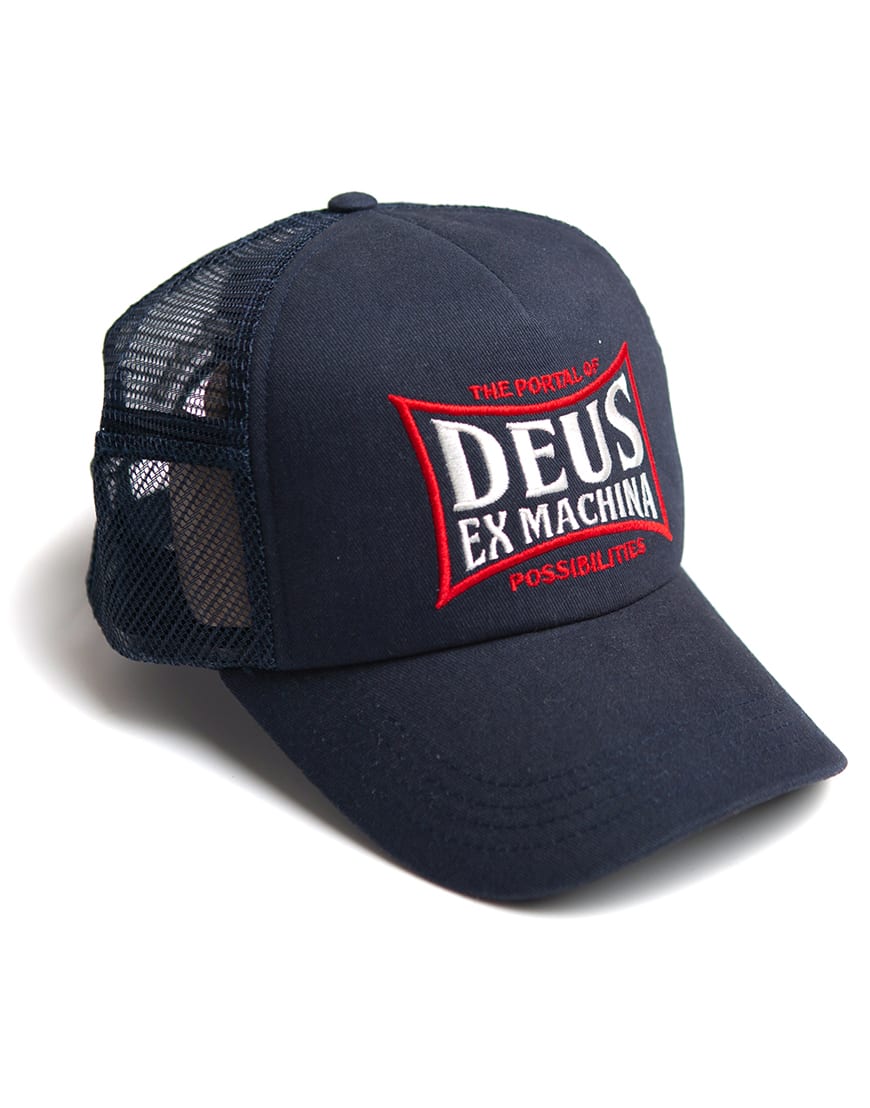 Deus Ex Machina Twinbox Trucker Petrol Blue Nokamüts Watch Wear