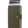 Miniwallet Saffiano Olive | Secrid wallets & card holders