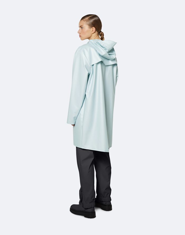 rains long jacket stone