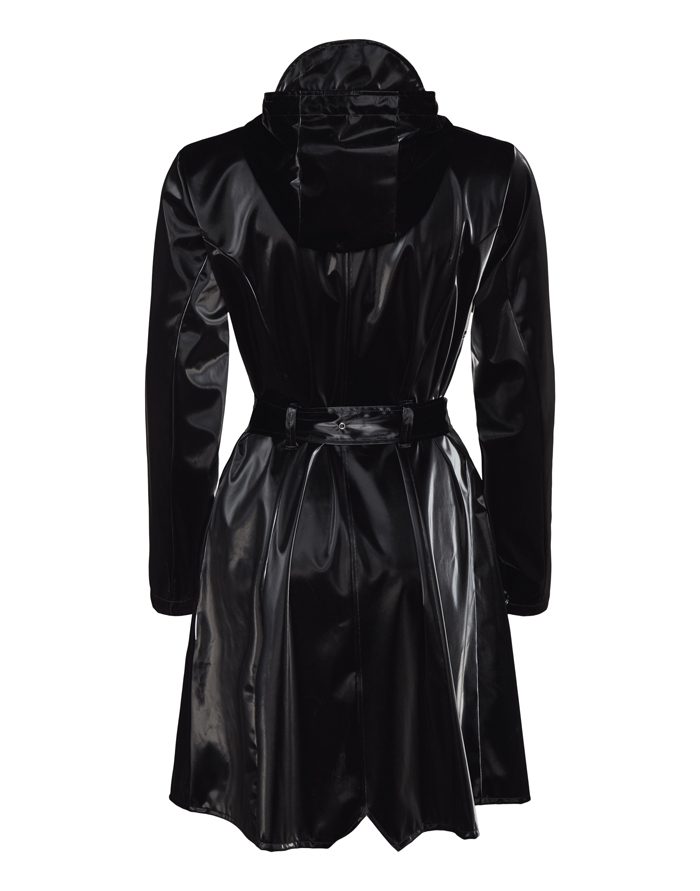 Rains  ja Naised  Curve Jacket Velvet Black 1206-29