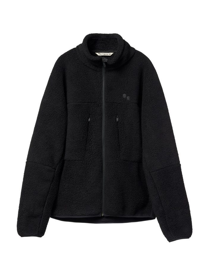 pinqponq Fleece Jacket LB001 Peat Black Watch Wear