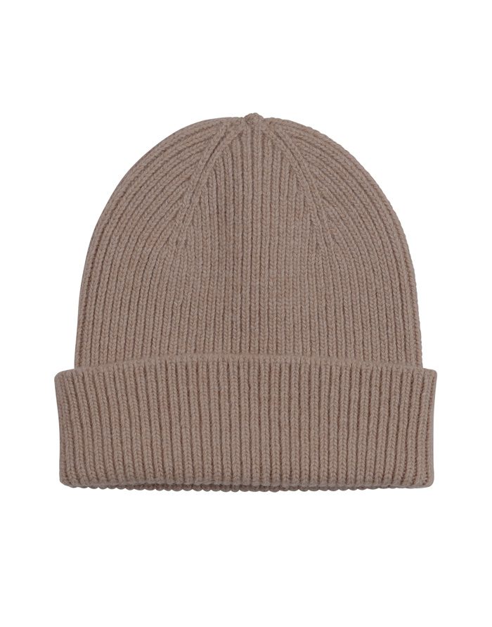 Colorful Standard Merino Wool Beanie Warm Taupe Müts Watch Wear