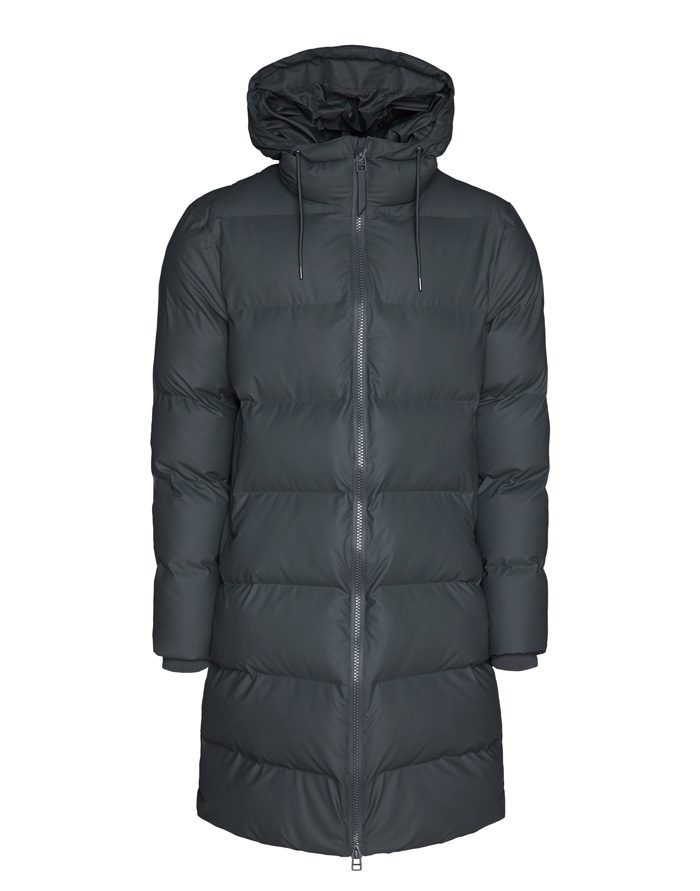 Rains Outerwear Winter coats and jackets Long Puffer Jacket Slate 1507-05