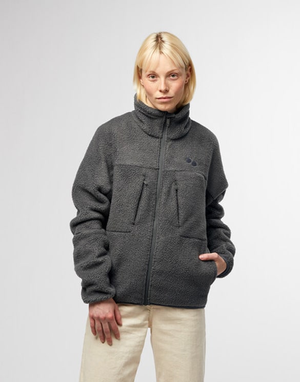 Fleece Jacket Unisex Graphite Grey | Pinqponq | Watch Wear