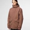 Pinqponq Mono Jacket Unisex Vapour Nude is warm and cozy men's and women's padded winter jacket.
