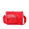 Hvisk Accessories Bags Cayman Pocket Matte Croco Fire Red H2089