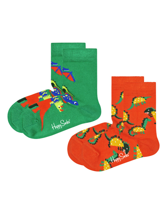 Happy Socks 2-pack Kids Dinos Sokid Watch Wear